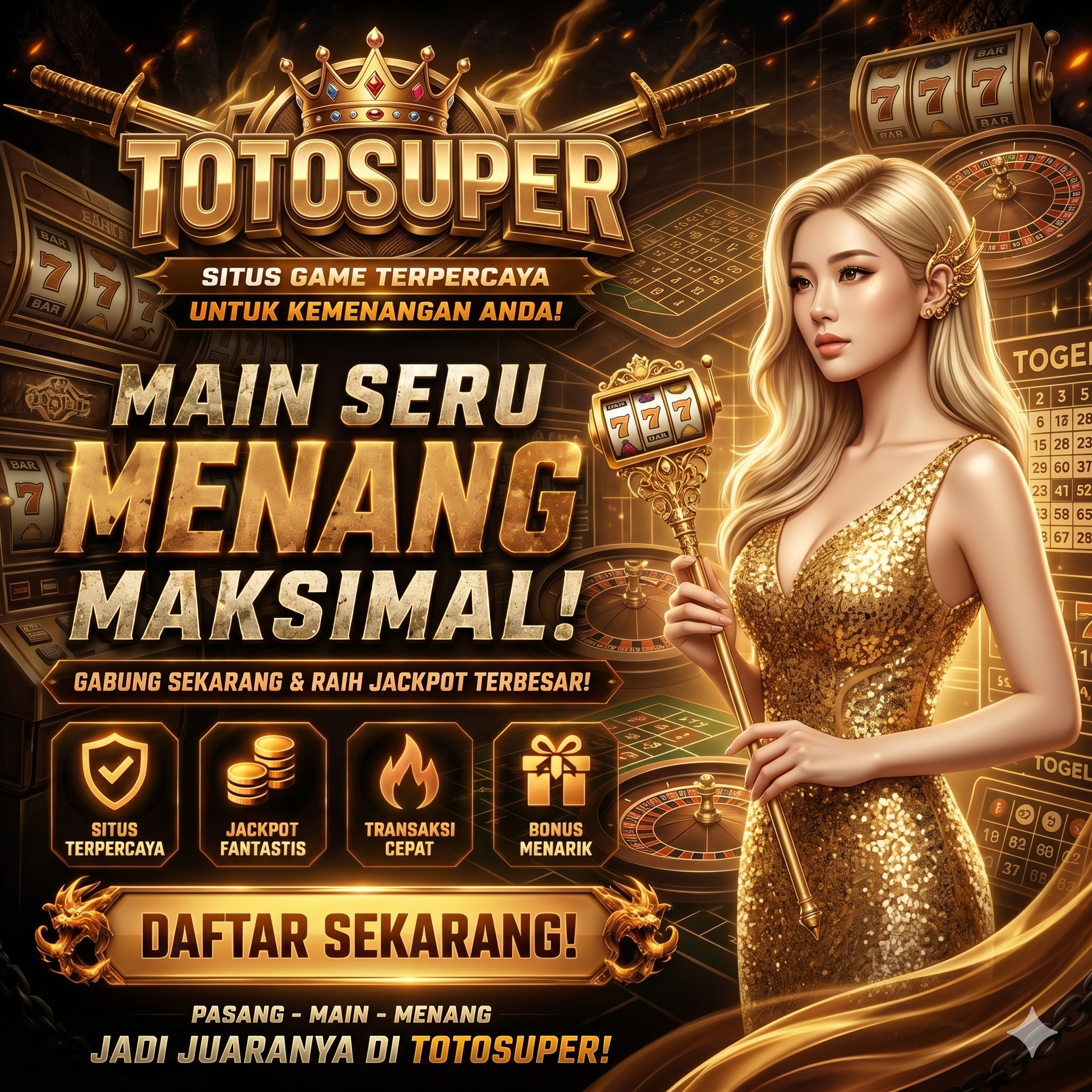 Situs Bandar Judi Online Terpercaya TotoSuper